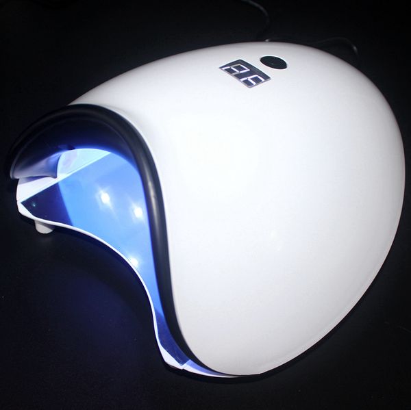 

48w uv led nail lamp nail dryer for curing gel polish manicure machine with timer button sensor art tools