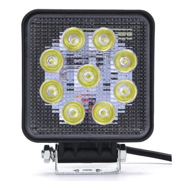 

1 piece square led 27w led work light bar for indicators motorcycle driving offroad boat car tractor truck 4x4 suv atv 12v 24v