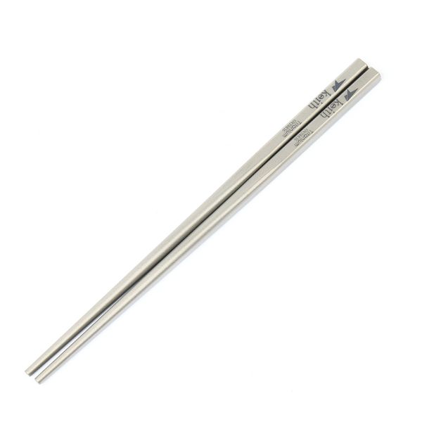 

keith: titanium chopsticks and titanium chopsticks are used for outdoor camping tableware metal solid chopsticks