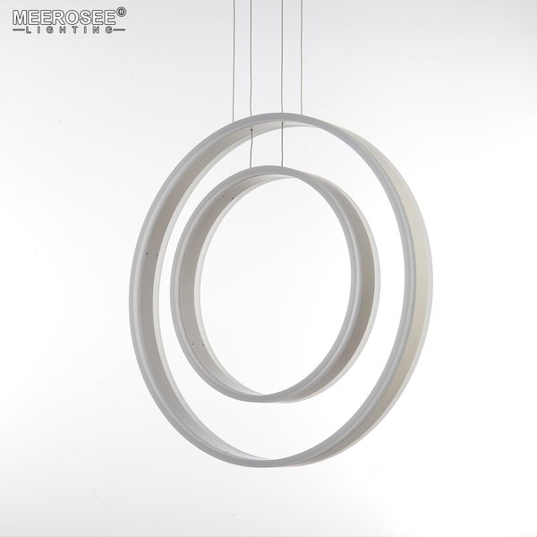 Acheter Nouvelle Arrivee 2 Anneaux Led Lampes Suspendues Modernes