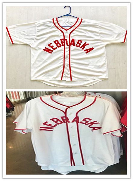 

customized college nebraska cornhuskers men'-s womens kids jersey 100% embroidery custom any name any no s-4xl baseball jerseys white c, Blue;black