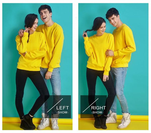 Coolred-Men Fleece Fall Thicken Casual Round Neck Sweatshirts T-Shirt