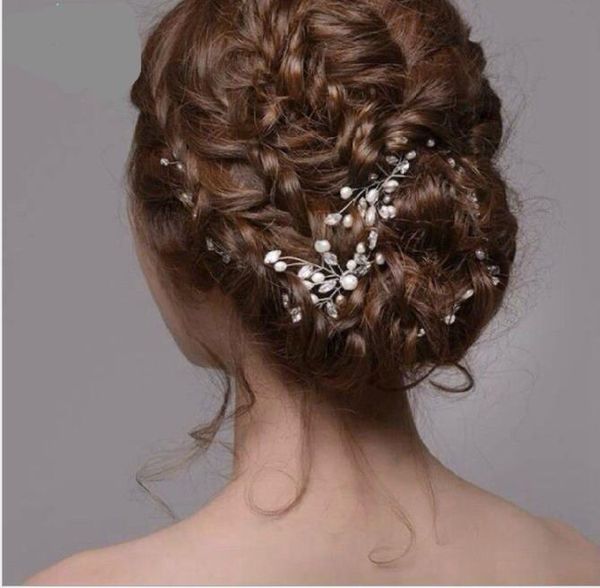 

pearl brides headwear, hand drill, wedding accessories, hairpin, wedding accessories, styling headwear, Slivery;golden