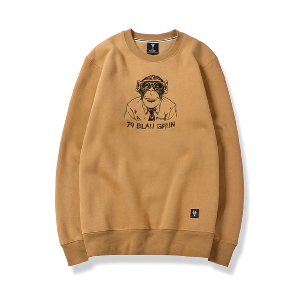 

men's plus size keep warm streetwear leisure pullover hoodies 2018 fashion full sleeves fleeces winter men hoodies sweatshirt, Black