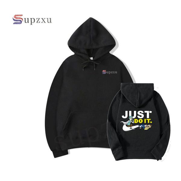 

supzxu new men's hoodie wild hoodie street funny jacket sweatshirt jacket casual sportswear, Black
