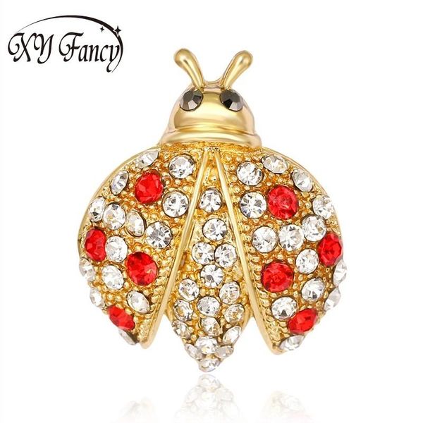 

sangdo vintage fashionable shape rhinestone mosaic breastpin women elegant jewellery refined brooches zk30, Gray