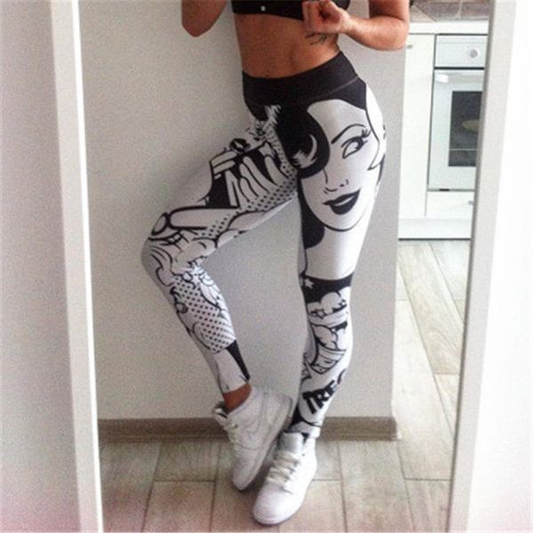 

i love squats printed fitness yoga pants brand compression sportswear women running training gym sports clothing, White;red
