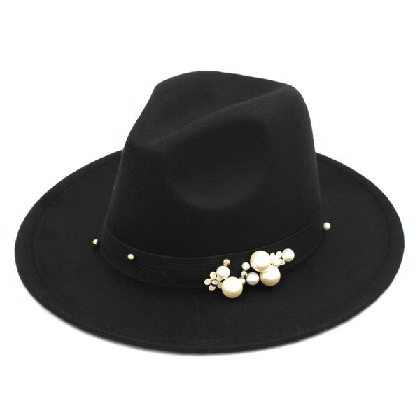 

мода мужчины женщины шерстяная смесь панама cap top hat открытый широкие поля джаз шапка дерби cap, Blue;gray