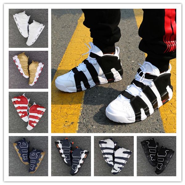 

2018 air more uptempo q olympic bull var ity maroon black men ba ketball hoe 3m cottie pippen men trainer neaker ize 7 13