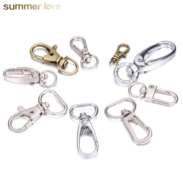 

minimalist design style key chain for men women sliver plated round key ring fit bag pendant car key jewelry charm diy accessories, Slivery;golden