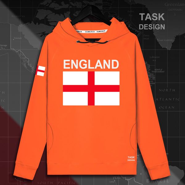 

sweatshirt english hoodie pullovers mens eng uk hoodies men clothing tracksuit new hip hop spring nation flag england streetwear khusm, Black