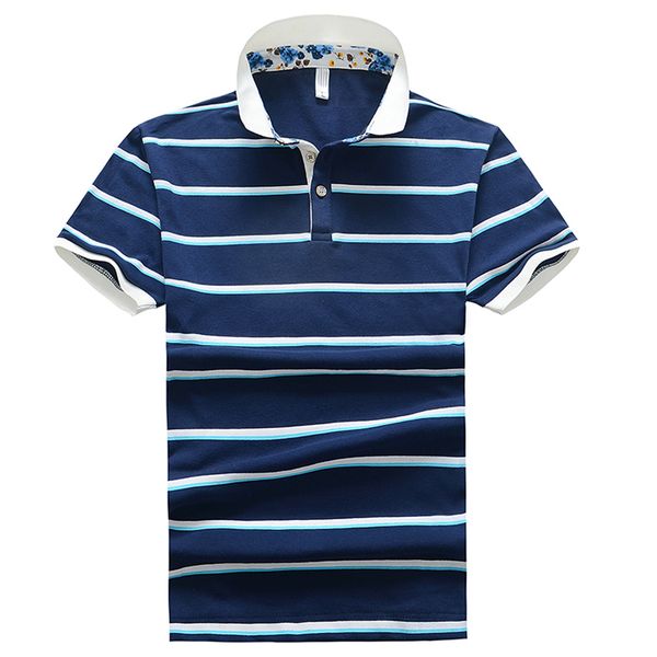

mountainskin classic mens polo shirts 3xl summer striped men 's polos slim fit thin camisas polo male breathable drop shipping, White;black