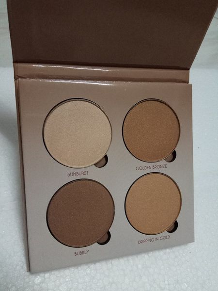 

Factory direct dhl new makeup face 4 color bronzer highlighter palette7 4g