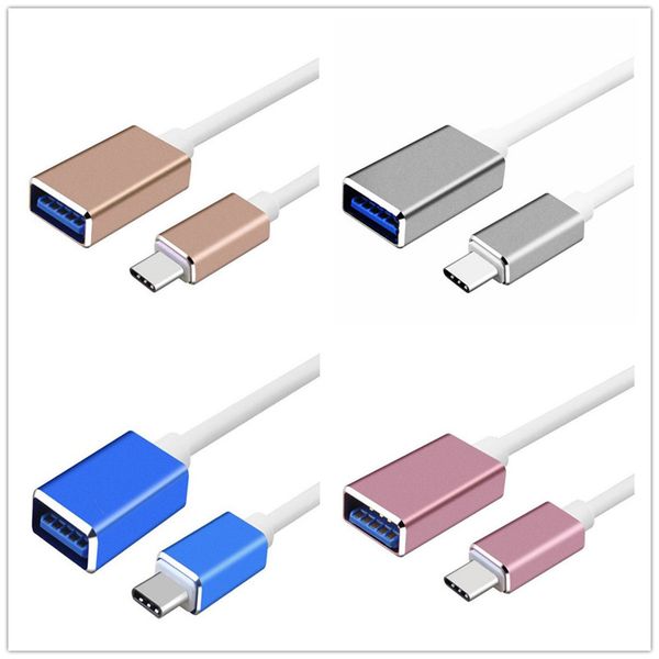 

type-c otg date cable usb 3.1 3.0 type c to female otg cable adapter connector for samsung & other samert phone