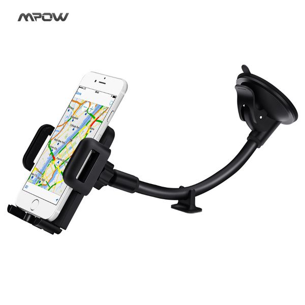 Universal 360 ° en Coche Soporte Montaje Del Parabrisas Panel de control de cualquier tamaño de teléfonos móviles