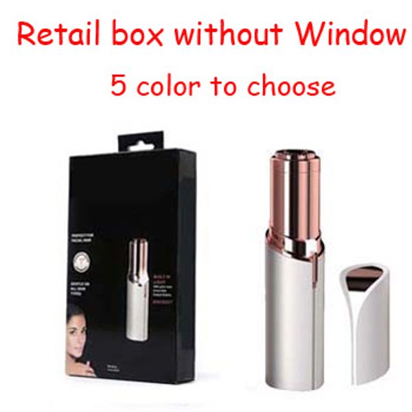 

Women epilator wax hair remover razor body face electric hair removal painle lip tick having tool 4color with retail box hipping
