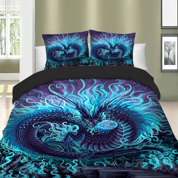 Wongs Bedding Dragon Bedding Set Duvet Cover Queen Sizes Home