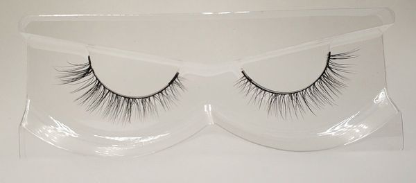 

3d mink false eyelashes 100% mink fur long thick hand-made reusable eyelashes natural 1 pair pack mtl055