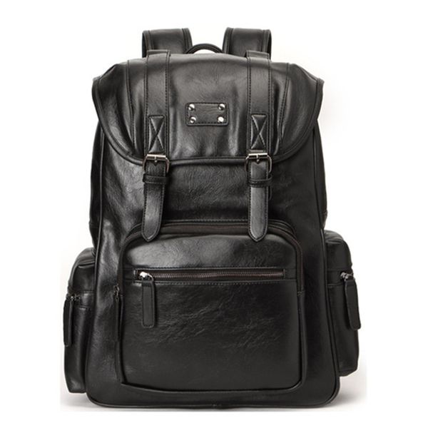 

men's pu lapbackpack school bags backpack book bag on primary schoolbag satchel teens children travel luggage man handbag backpacks