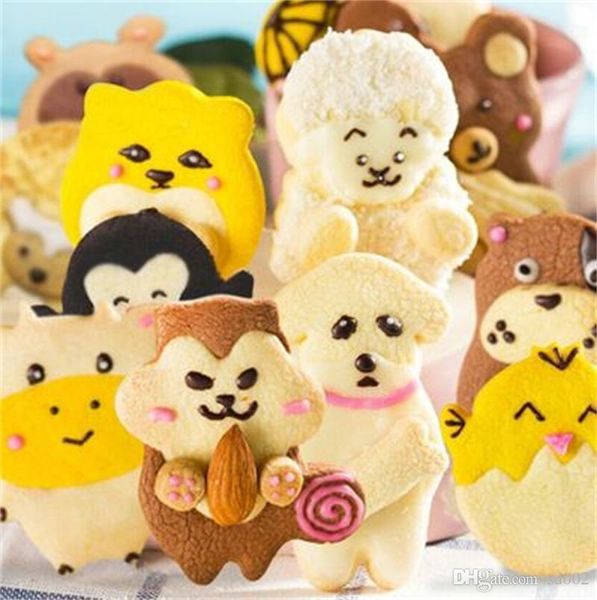 Schöne Tierkeksform Cartoon Bär Welpe Kuchenform für Küche Bar Geschenke Desserts Zubehör Kuchen Backformen Hohe Qualität 2 8as a