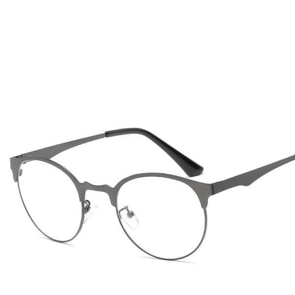 

dower me fashion new style trend men clear frame eyeglasses transparent glasses clear glasses optical lens oculos, Silver