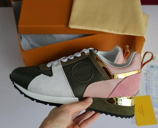 

новые кожаные вскользь ботинки женщин дизайнерские кроссовки мужчины обувь из натуральной кожи моды смешанный цвет оригинальной коробке, Black