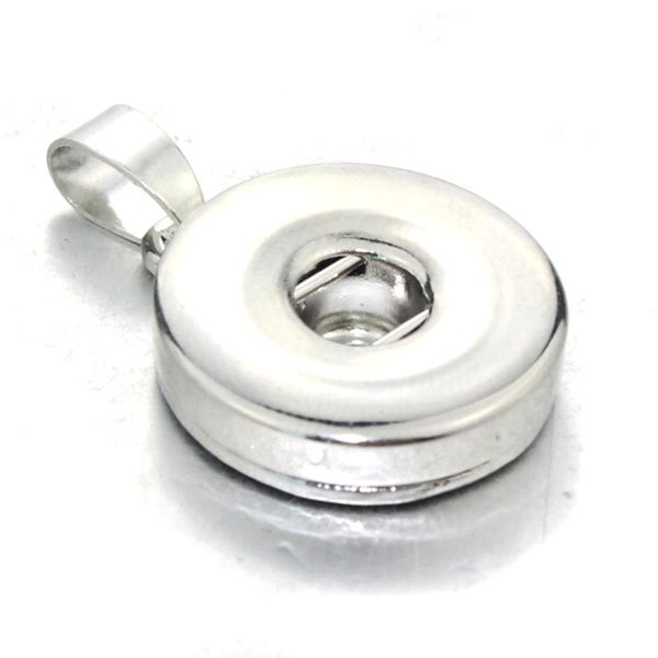 

10pcs/lot 2017 interchangeable diy jewelry 18mm snap jewelry metal snap button pendants necklace 0177, Black