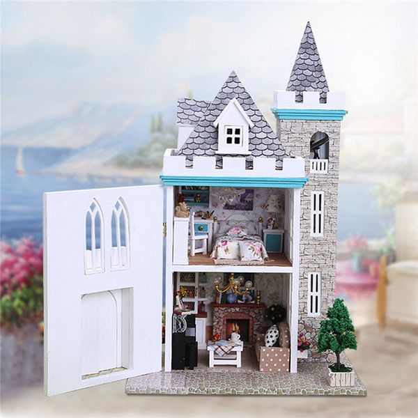New Dollhouse Miniature Diy Handcraft Kit Dolls House With