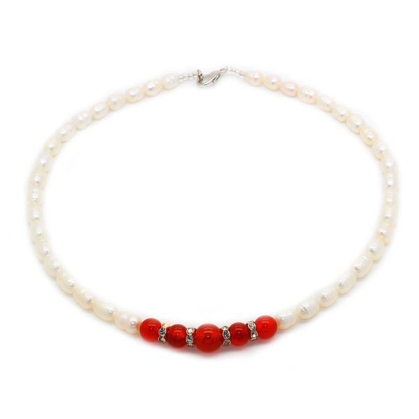 

freshwater shell pendant 9-11mm oval large pearl female charm jewelry, Silver