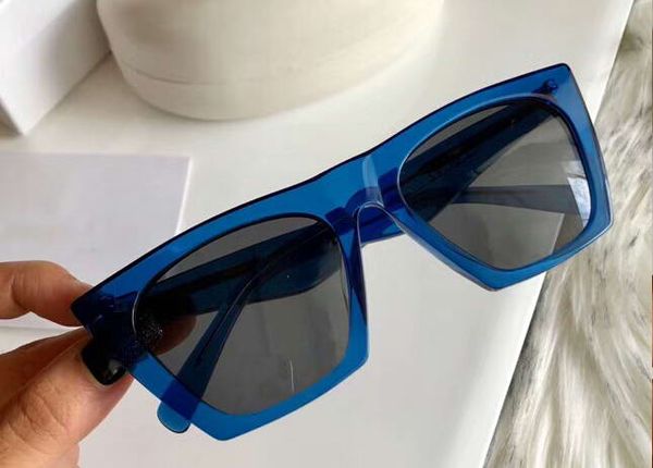 

women blue cl41468/s cat eye sunglasses lenss sonnenbrille designer brand sunglasses eyewear 0106 new with box, White;black