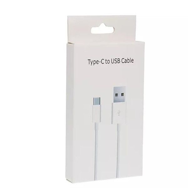 

1m 3ft type c cable to usb line white data charging cord for samsung s8 s8 edge with retail package