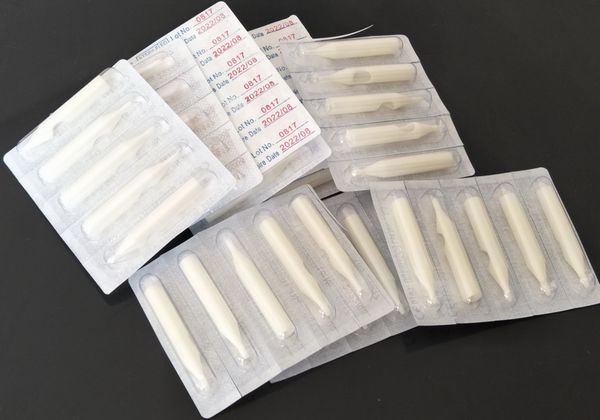 

1 packet (50 pcs) 3rt white disposable tattoo tips nozzles short disposale tattoo tips