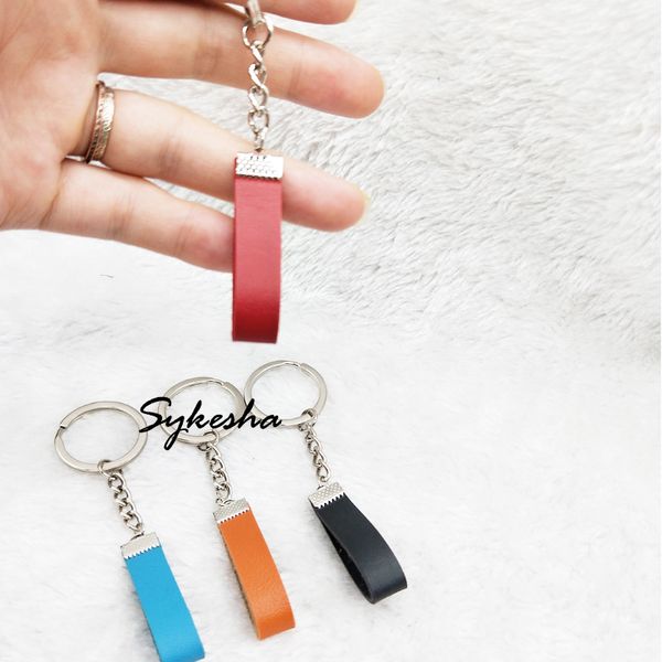 

2018 wholesale pocket bag ring key holder organizer smart wallet keychain leather key holder mini men women car gift, Silver