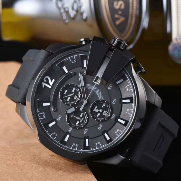 

Роскошные мужские часы япония кварцевый механизм montre дизайнерские часы dz 4318 мода мужчины спортивные наручные часы марка часы человек подарок