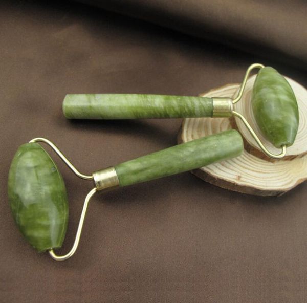 

Dhl 500pc natural jade ma age tool jade roller ma ager limming tool facial treatment natural jade tone craping care healthy tool