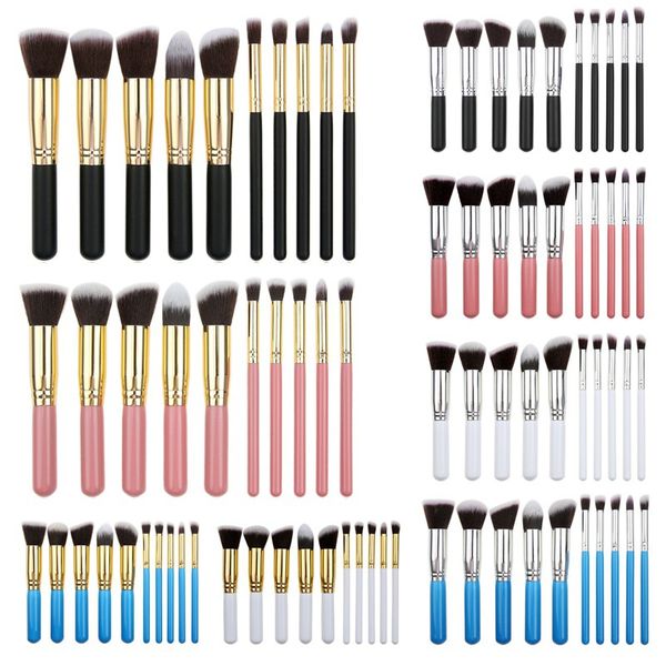 

2018 new makeup tools 8 colors makeup brushes sets 10pcs make up brushes dhl ing