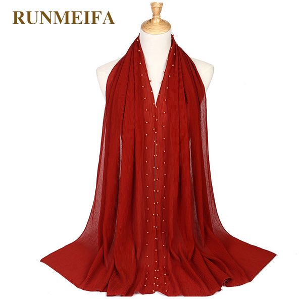 

solid colors muslim headscarf in stock new muslim hijab chiffon scarfs for ladies bufandas women muffler shawl