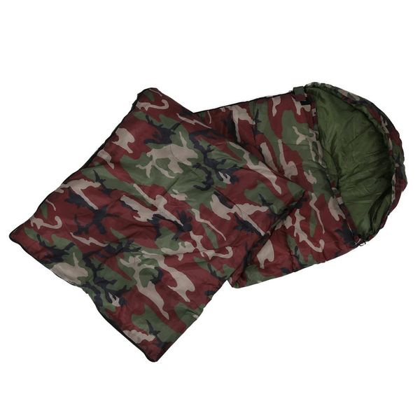 

super sell-cotton camping sleeping bag envelope style, camouflage sleeping bags