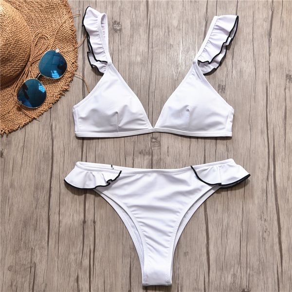

swim wear 2018 black white bikinis push up swimwear women beach biquinis female beach swim wear bathing suit woman summer swimsuit