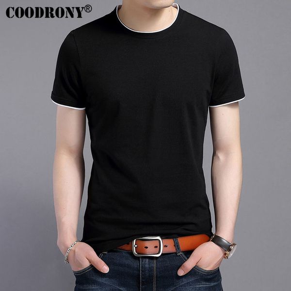 

Solid Summer New Short Sleeve T-Shirt Men Pure Cotton T Shirt Men Casual O-Neck Slim Fit Tee Shirt Brand Tops O-Neck