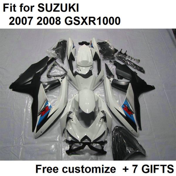 

fairing kit for suzuki gsxr1000 07 08 black blue fairings set gsxr1000 2007 2008 nh89