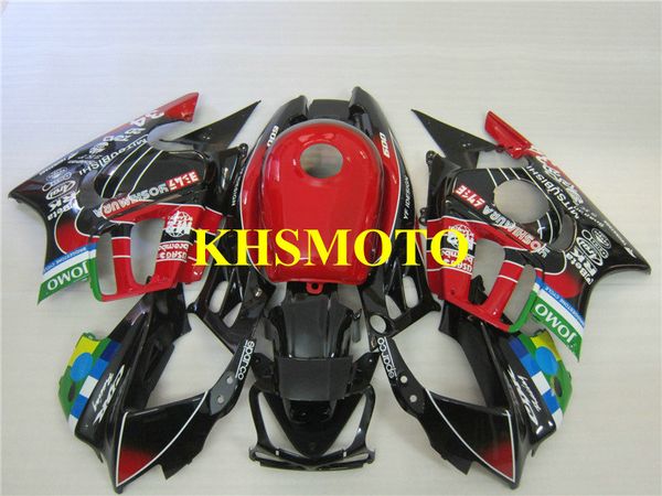 Motocicleta personalizado Kit de Carenagem para Honda CBR600F3 95 96 CBR600 F3 1995 1996 ABS Plástico Vermelho preto Carimbos conjunto + Presentes HQ15