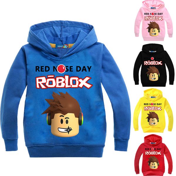 2019 Roblox Hoodie The Red Nose Day Kids Hoodies Fashion Children Sweatshirts Clothes Girls Coat Kids Clothes Boys Shirt Sportswear From Bosiju - blue roblox hoodie