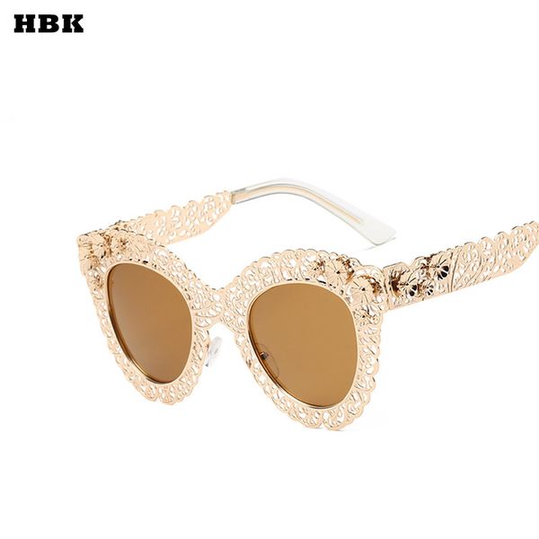 

hbk oversized 2018 luxury italian brand sunglasses women hollow sunglasses mirror retro sun glasses female shades pink, White;black