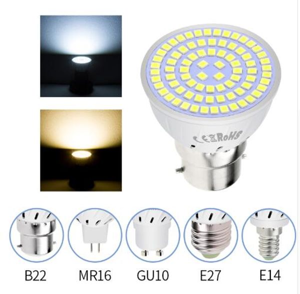 

led gu10 spotlight bulb corn lamp mr16 spot light bulb led gu5.3 smd2835 candle leds light for home decoration ampoule leds maison