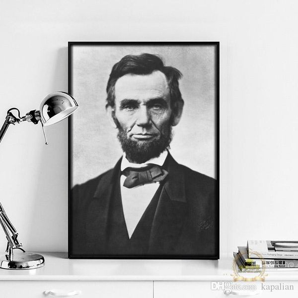 

abraham lincoln portrait president of the united states art print poster art posters print ppaper 16 24 36 47 inches