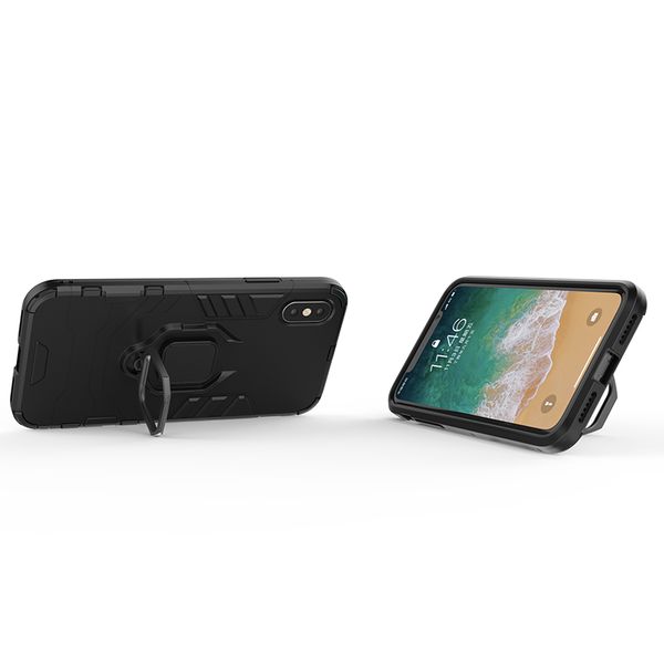 

2018 latest for iphone 6 plus case pc+tpu black panther anti shock car holder case for samsung s9 mobile case