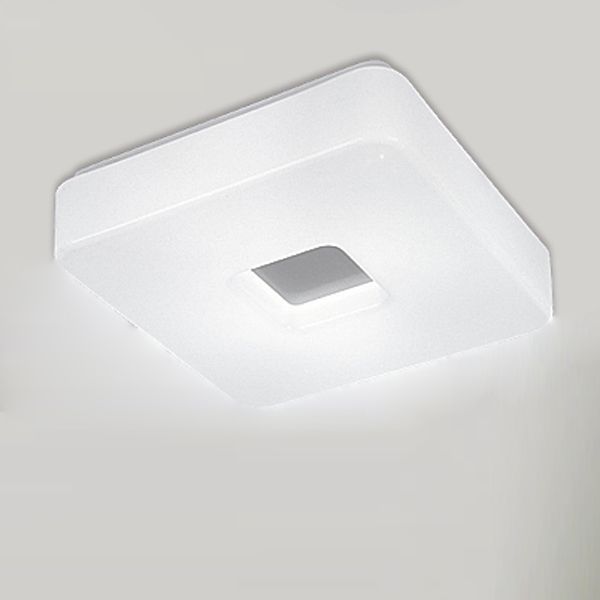 Modern White Acrylic LED Quadrado Quarto Teto Lâmpada Simples Design Balcão Teto Luz de Luz Luminária Luminária de Iluminação de Teto