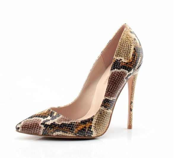 Damen Lackleder Pumps Platform High Heels Sommer Stiletto Slipper Rund Schuhe