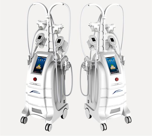 

newsest e fat cryolipolysis machine for salon clinic home use fat reducing machine cryotherapy weight loss slimming, Black;white